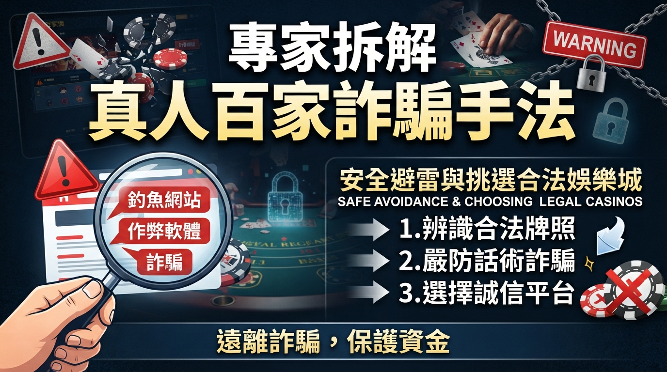 專家拆解真人百家詐騙手法：教你安全避雷與挑選合法娛樂城